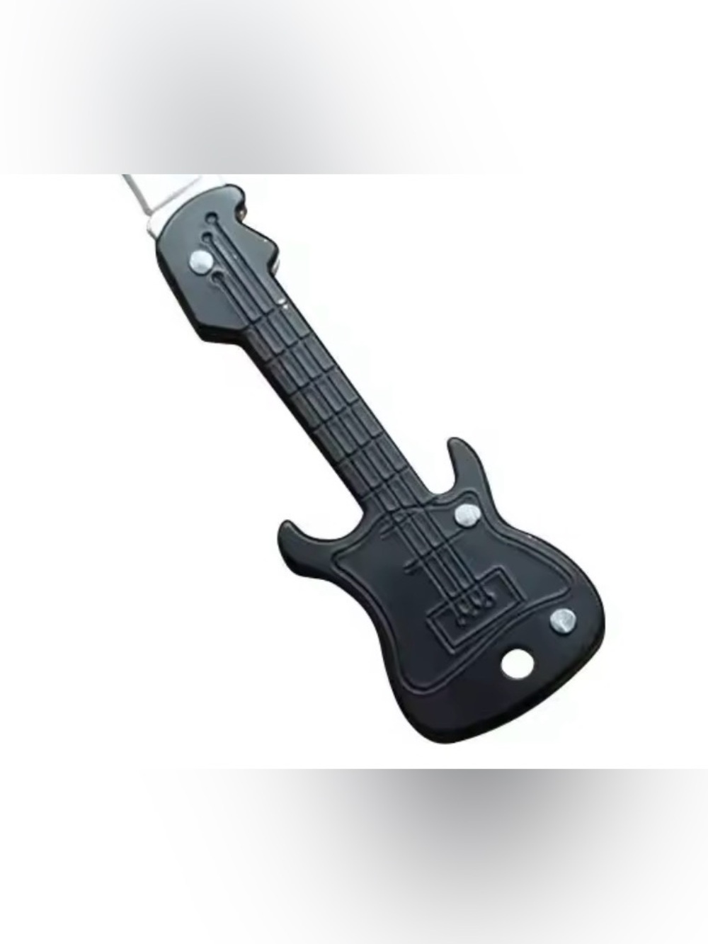 Mini Guitar Keychain Knife Stainless Steel Folding Knife Fishing Filet Knives